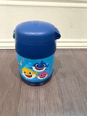 Thermos Kids Blue Baby Shark & Sea Friends Insulated Snack Food Jar Container